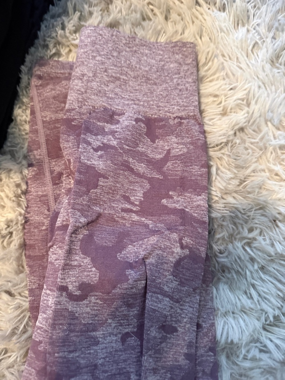 Mauve Heather Camo Leggings - Brand Unknown